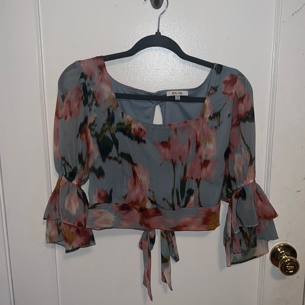 Vici dolls floral blouse